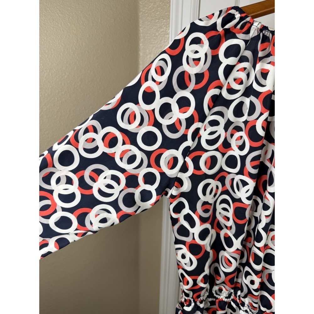 Ellen Tracy Women Size L Retro Blouse Office Professional - Picture 10 of 11